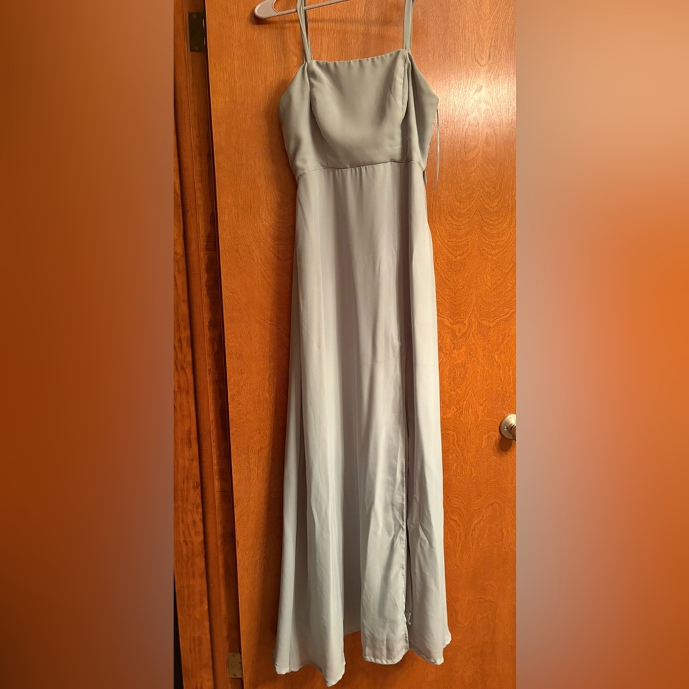Birdie Grey Sage Green Chiffon Bridesmaid Dress